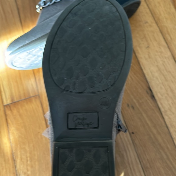 Ankle boots - girls size 4, color is taupe (grey/tan).  Great accessories! - Picture 3 of 3